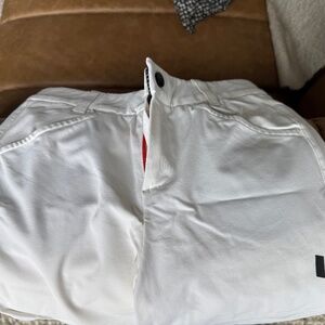 Struck 25 Boys Series Equestrian Breeches- white